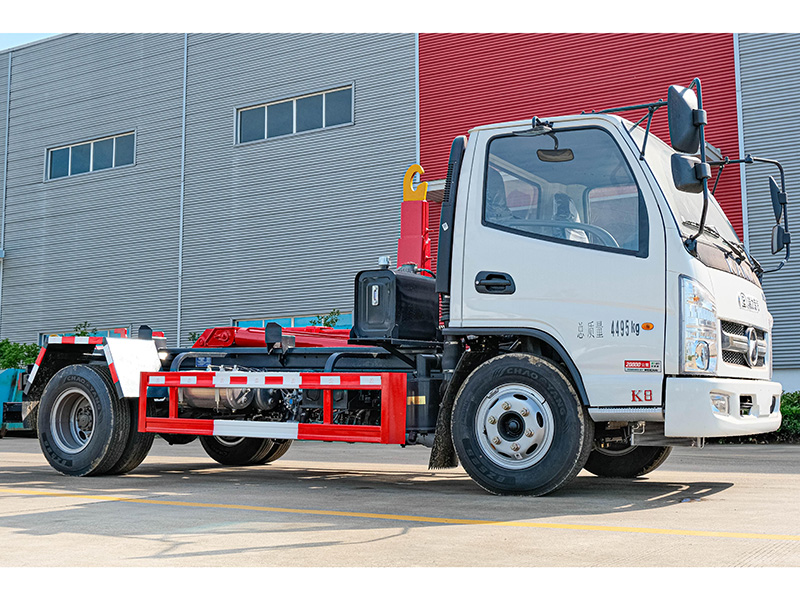 蓝牌凯马建筑勾臂垃圾車(chē)