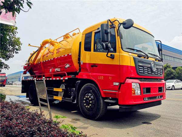 天锦15方清洗吸污車(chē)